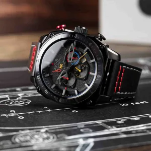 AVI-8 Hawker Hunter Atlas Dual Time Chronograph Black Ops